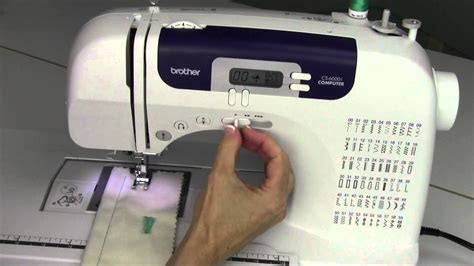 Brother CS 6000i 18 Start & Stop Button | Sewing tutorials, Brother cs6000i sewing machine ...