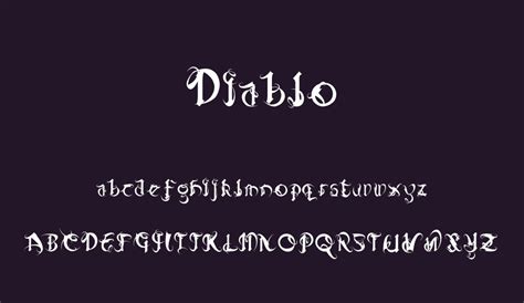 Diablo free font