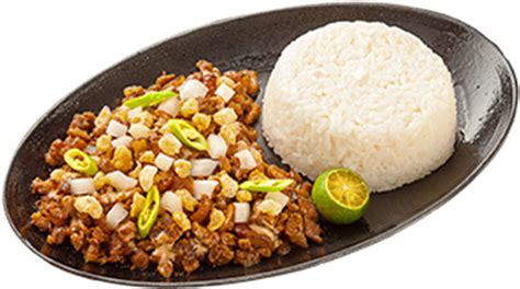 Mang Inasal Pork Sisig Png