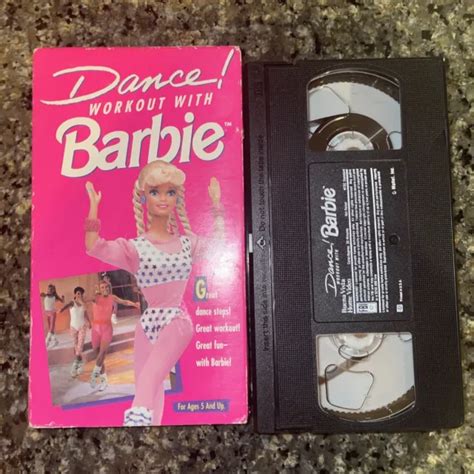 DANCE WORKOUT WITH BARBIE Vhs Video Tape 1999 Mattel Buena Vista Looking Glass $7.99 - PicClick