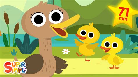 Six Little Ducks + More | Kids Music | Super Simple Songs - YouTube