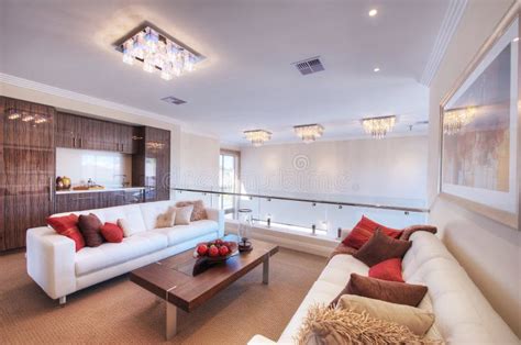 Modern Living Room with White Sofa Stock Photo - Image of relaxation, lounge: 26670646