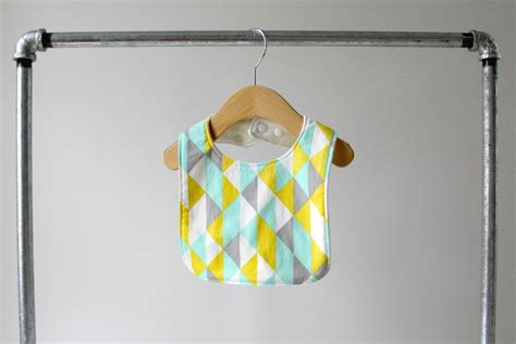 Organic Baby Bib Organic Toddler Bibs Mint Gray Chartreuse - Etsy