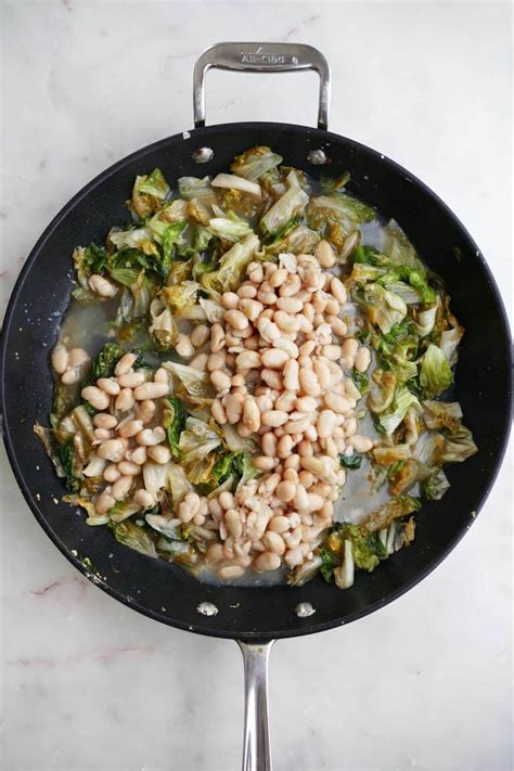 White Beans and Escarole Recipe - It's a Veg World After All®