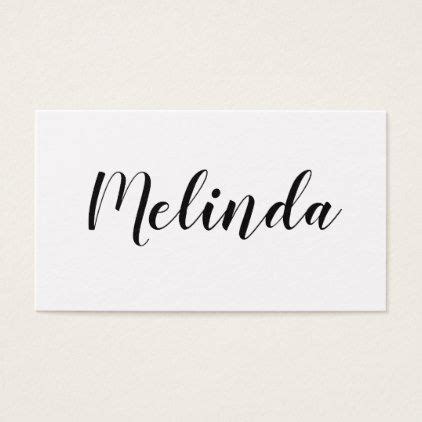 Black and white minimalist modern business card | Zazzle | Modern business cards, Business card ...