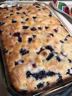 Blueberry Buttermilk Breakfast Cake