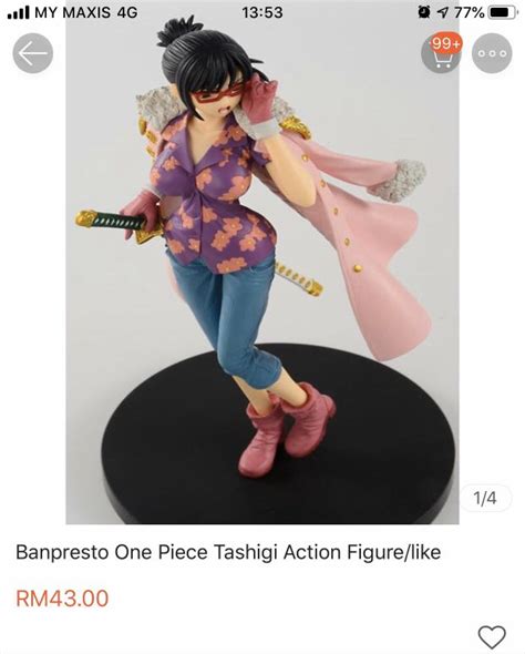 One Piece Figure - Tashigi, Hobbies & Toys, Collectibles & Memorabilia, Fan Merchandise on Carousell