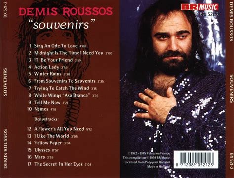 Musicotherapia: Demis Roussos - Souvenirs (1975)