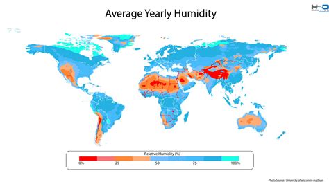 US Humidity Map - Whole Home Water, Ventilation & Air Systems | Wave ...