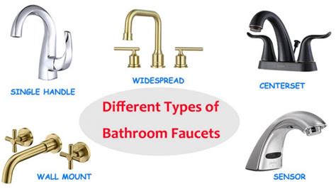 What are The Different Types of Bathroom Faucets