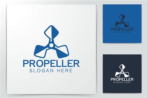 propeller logo design 4671342 Vector Art at Vecteezy