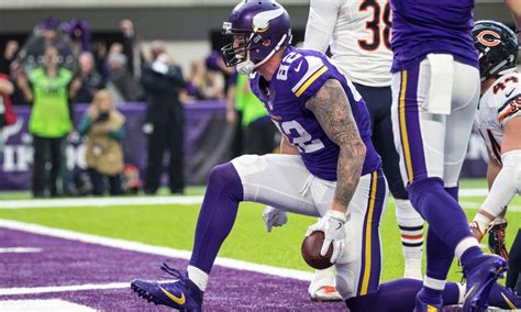 Vikings’ Kyle Rudolph sets franchise record for touchdowns by a TE