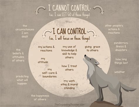 Circle of Control Activity to Relieve Stress - The Counseling Teacher