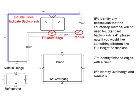 How to Measure Your Countertops - Accent Countertops