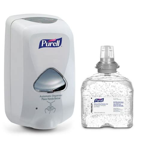 PURELL Advanced Hand Sanitizer Gel TFX Starter Kit, 1- 1200mL Hand ...