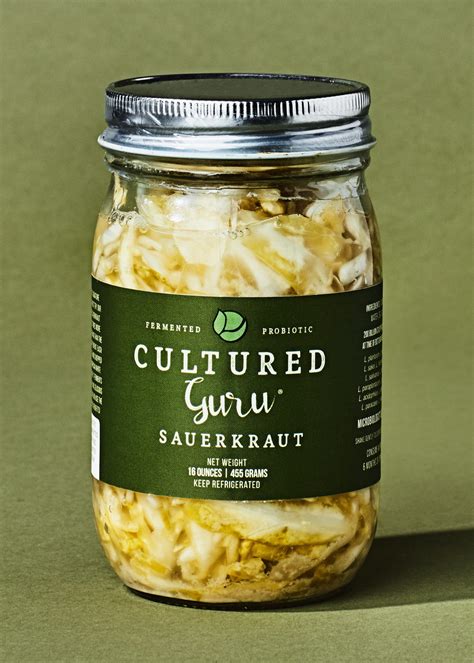 Cultured Guru Sauerkraut Makes Me Truly Excited to Drown My Gut in Probiotics | Sauerkraut ...