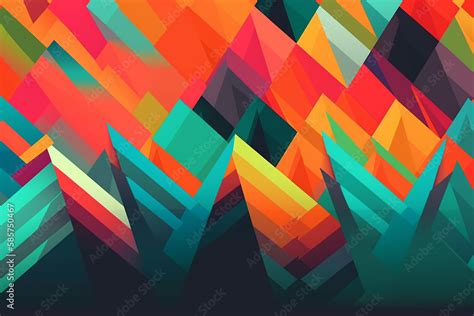 Vibrant Abstract Background. An abstract background illustration ...