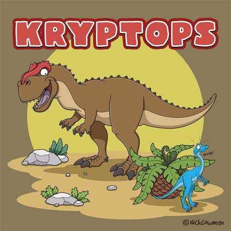 K is for Kryptops #dinosaur #cartoon #illustration #prehistoric ...