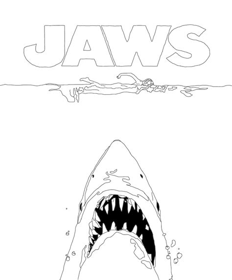 46 best ideas for coloring | Jaws Coloring Pages