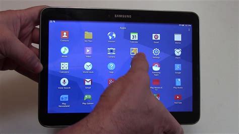 How To Take A Screenshot On A Samsung Galaxy Tab 4 Tablet - YouTube