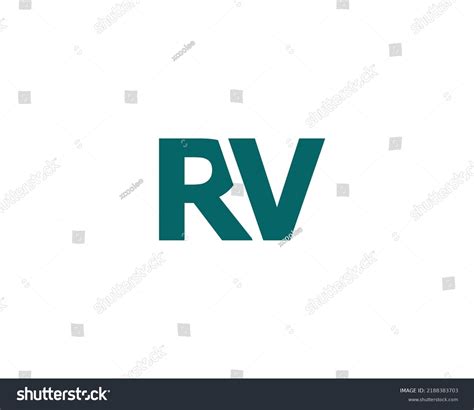 RV logo design vector template - Royalty Free Stock Vector 2188383703 ...