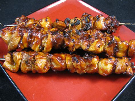 Sriracha Chicken Skewers - party in your mouth! - The Taste Place