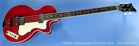 Hofner Contemporary Club Bass | www.12fret.com