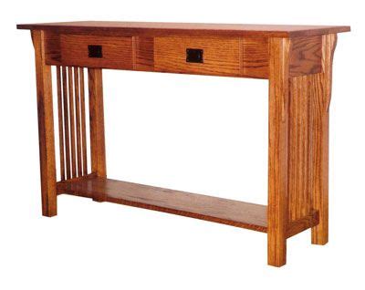 Up to 33% Off Prairie Mission Sofa Table | Handcrafted Solid Wood Amish Furniture Craftsman ...