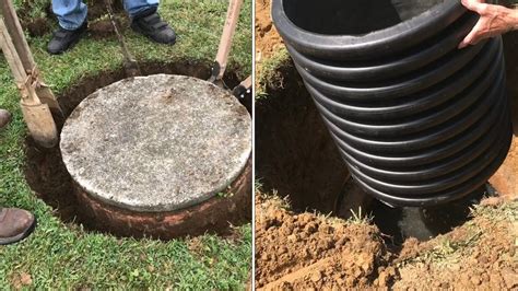 installing a “modern riser” on a SEPTIC TANK - YouTube