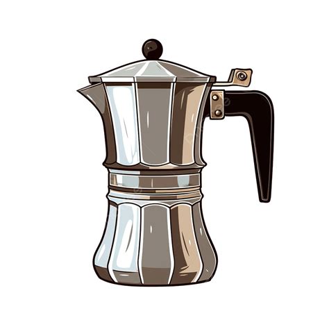 Moka Pot Italian Coffee Maker File Png, Coffee, Pot, Isolated PNG Transparent Image and Clipart ...