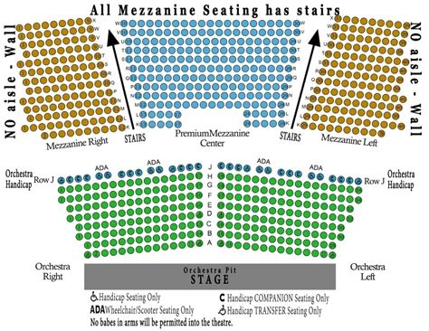 O Show Seating Chart