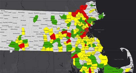 Here are the Massachusetts cities and towns that can't move forward in ...