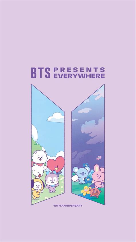 𝓦𝓸𝓸𝓫𝓲 ⁷ on Twitter: "RT @BT21_: Special wallpapers for UNISTARS💜 ...