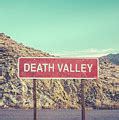 Death Valley Sign Metal Print by Mr Doomits