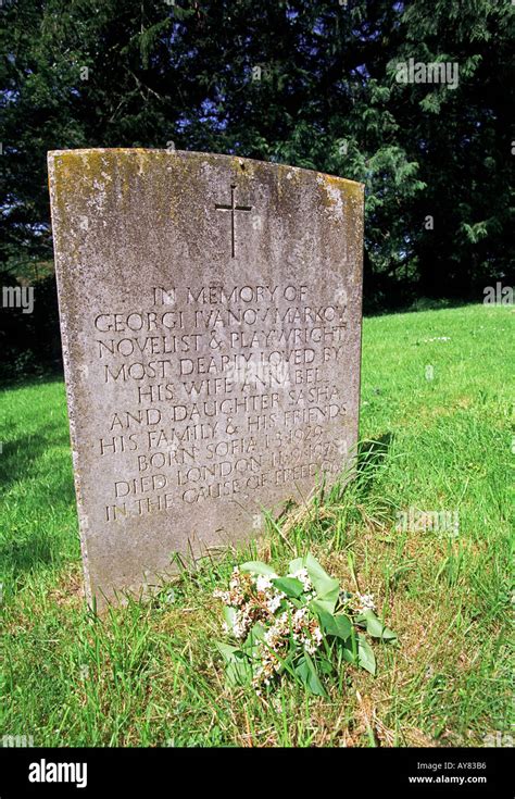 The grave of Georgi Markov in St Candida and the Holy Cross Church ...