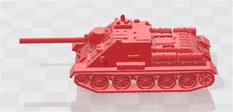 Su-85 - Su85b - Su-100 - 1:100 scale - USSR - Tanks - Armored Vehicle