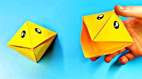 How To Make Moving Paper Toy // Origami For Girls and Boys - YouTube