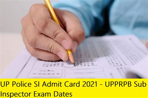 UP Police SI Admit Card 2022 link out-UPPBPB Sub Inspector Roll number