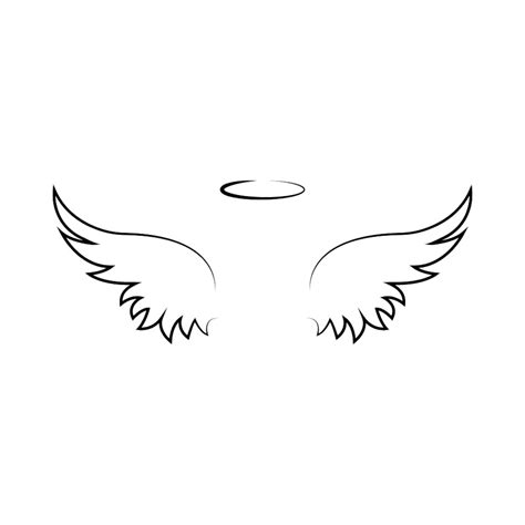 Angel Wing and Halo Svg Instand Digital Download / Svg Png - Etsy in 2023 | Angel wings art ...