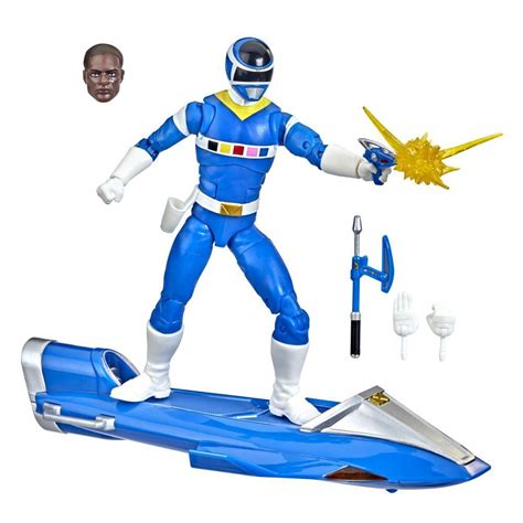 Power Rangers Lightning Collection In Space Blue Ranger & Galaxy Glider ...