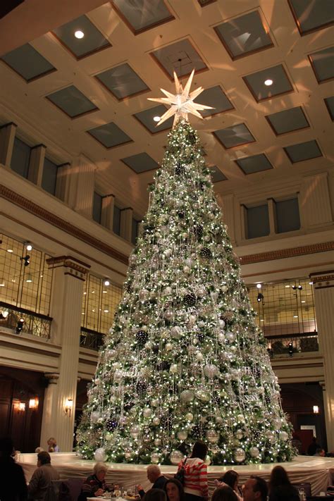 Designer Christmas Trees | Macy’s theme ornamented the tree with four ...