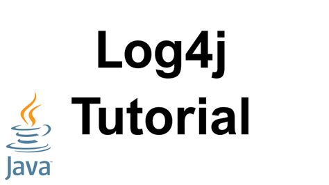 Java Log4j Tutorial