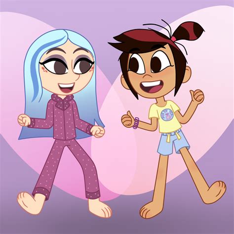 Andrea and Molly in the pajama dancing together by Deaf-Machbot on ...