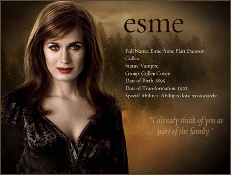 Esme Cullen Quotes. QuotesGram