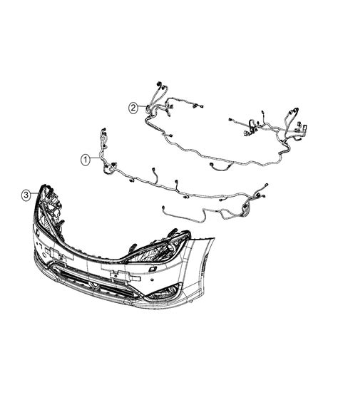 2017 Chrysler Pacifica Wiring. Front end module - 68240571AG | Factory ...