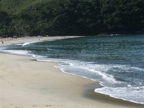 Landscape of Maresias Beach, in Brazil Stock Photo - Image of outdoor ...