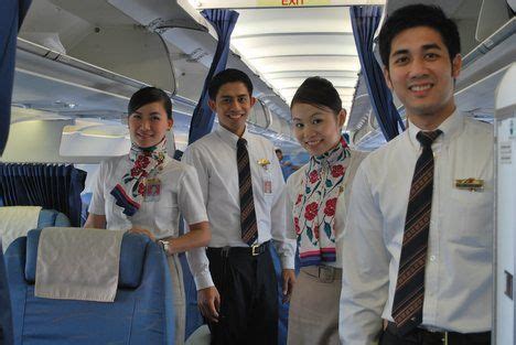 Philippine Airlines and the happy flight attendants ~ World stewardess Crews