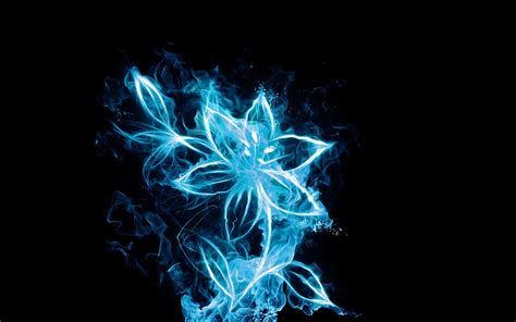 Blue Flames Wallpaper - WallpaperSafari