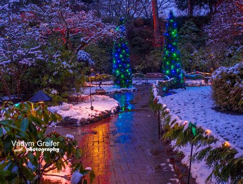 Zenfolio | Vadym Graifer | Snow Day at The Butchart Gardens