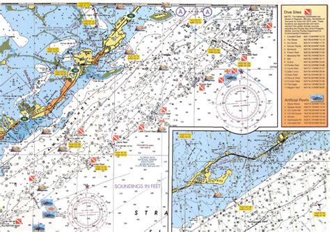 Florida Keys Dive Charts - Florida Keys Dive Map | Printable Maps